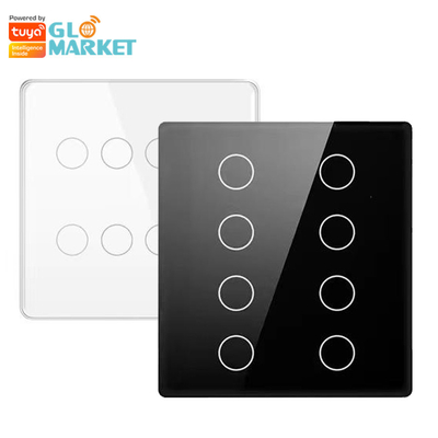 Glomarket Smart Wifi Brazylia 118*124 Przełącznik Praca z asystentem Google Alexa Tuya Smart Light Switch dla domu