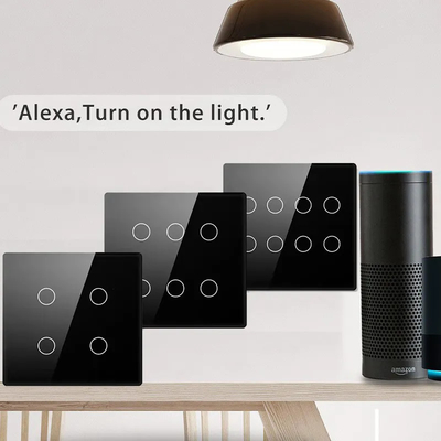 Glomarket Smart Wifi Brazylia 118*124 Przełącznik Praca z asystentem Google Alexa Tuya Smart Light Switch dla domu