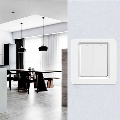 Glomarket Tuya WiFi Zigbee Smart Light Switch Push Button Wall Switch 1/2/3 Gang Praca z Alexa Google Home