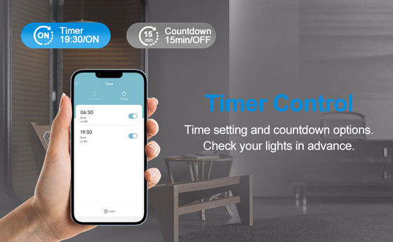 Glomarket Tuya Wifi Smart Wall Light Switch 1/2/3 Gang Support Voice/app/touch Control Z Ekranem Wyświetlania Temperatury