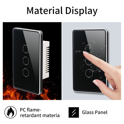 Glomarket Tuya Smart Switch Wi-Fi US Elektryczny przełącznik ścienny Google Home Alexa Light Lamp Touch Switch App Control