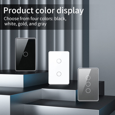Glomarket Tuya Smart Switch Wi-Fi US Elektryczny przełącznik ścienny Google Home Alexa Light Lamp Touch Switch App Control