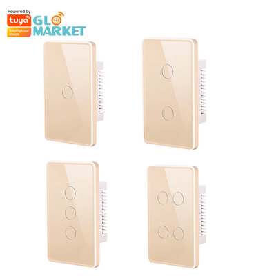 Glomarket Tuya Smart Switch Wi-Fi US Elektryczny przełącznik ścienny Google Home Alexa Light Lamp Touch Switch App Control