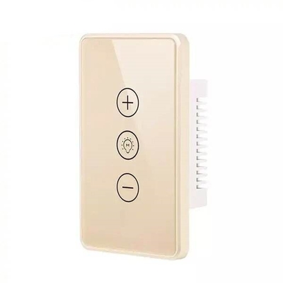 Glomarket Digital Smart Switch Light Wifi Dimmer Wireless Glass Touch Wall Light Switch Panel Tuya Długotrwałe sterowanie z Alexa