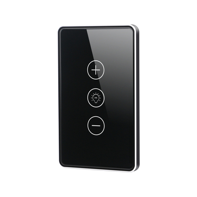 Glomarket Digital Smart Switch Light Wifi Dimmer Wireless Glass Touch Wall Light Switch Panel Tuya Długotrwałe sterowanie z Alexa