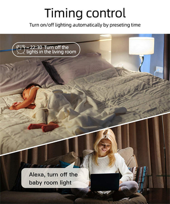 Glomarket US Standard Dimmer Wireless Switch Elektryczny Smart Switch Inteligentny Wall Dimmer Light Switch Inteligentna domowa automatyka