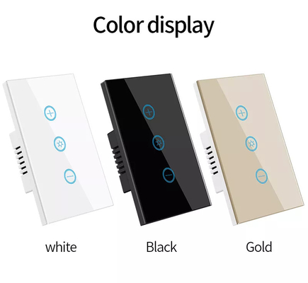 Glomarket US Standard Dimmer Wireless Switch Elektryczny Smart Switch Inteligentny Wall Dimmer Light Switch Inteligentna domowa automatyka