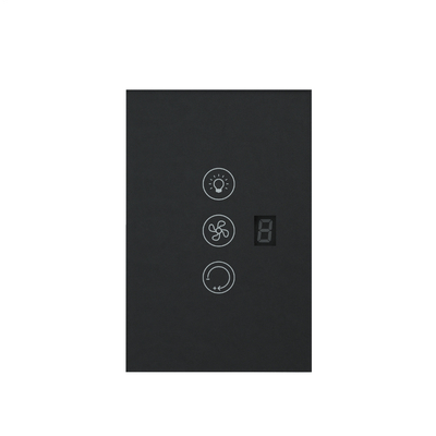 Glomarket Tuya Wifi Smart Fan Switch Tuya Smart Switch Fan Speed Light On Off Voice Control Control Switch Standard UE / USA