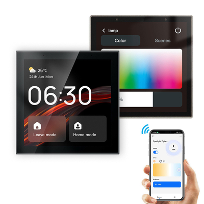 Glomarket Tuya Smart 4-calowy wielofunkcyjny ekran dotykowy Panel sterowania Alexa Voice Zigbee Central Control