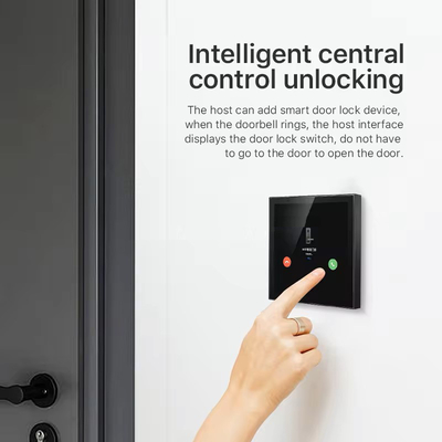 Glomarket Panel sterowania inteligentnym domem Ekran dotykowy 4 cali Wi-Fi wielofunkcyjny System muzyki tła Tuya Zigbee Gateway
