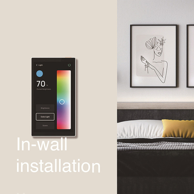 Glomarket Tuya 5 Inch Wi-Fi Zigbee Gateway Smart Home Panel sterowania Wielofunkcyjna Muzyka Wall Touch Screen Tuya Center