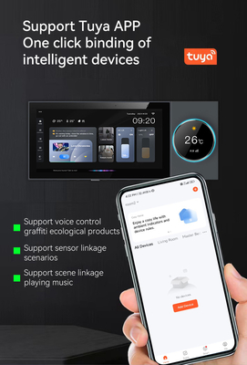 Glomarket Tuya Wifi Smart 6 Inch Panel sterowania Wielofunkcyjny Wbudowany w Zigbee Gateway Smart Home Controller Smart Host