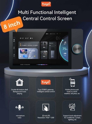 Glomarket 8 Inch Tuya Smart WiFi Zigbee Gteway Scene Music Play Wielofunkcyjny inteligentny panel sterowania Centralny sterownik