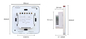 ABS Four Gang Tuya Smart Switch 600W 3 Gang Remote Control Light Switch