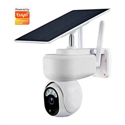 Tuya Zewnętrzna słoneczna kamera CCTV 1080p Full HD Wodoodporna kamera PIR z wykrywaniem ruchu PIR