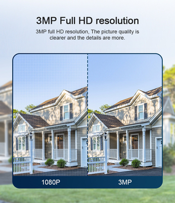 3mp HD Wifi PTZ Camera Remote Control Inteligentne zabezpieczenia Noktowizor