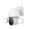 Smart Security Floodlight Camera 1080p 2-kierunkowy dźwięk z detekcją ruchu Domowa kamera Night Vision