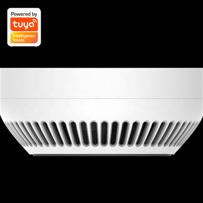 Plastikowa osłona Inteligentny Alarm Czujnik dymu Zigbee Kontrola aplikacji Tuya Czujnik gospodarstwa domowego