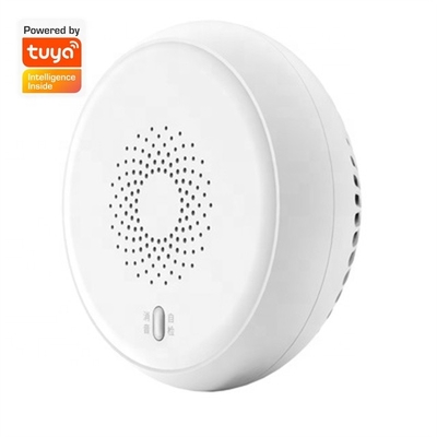 Plastikowa osłona Inteligentny Alarm Czujnik dymu Zigbee Kontrola aplikacji Tuya Czujnik gospodarstwa domowego